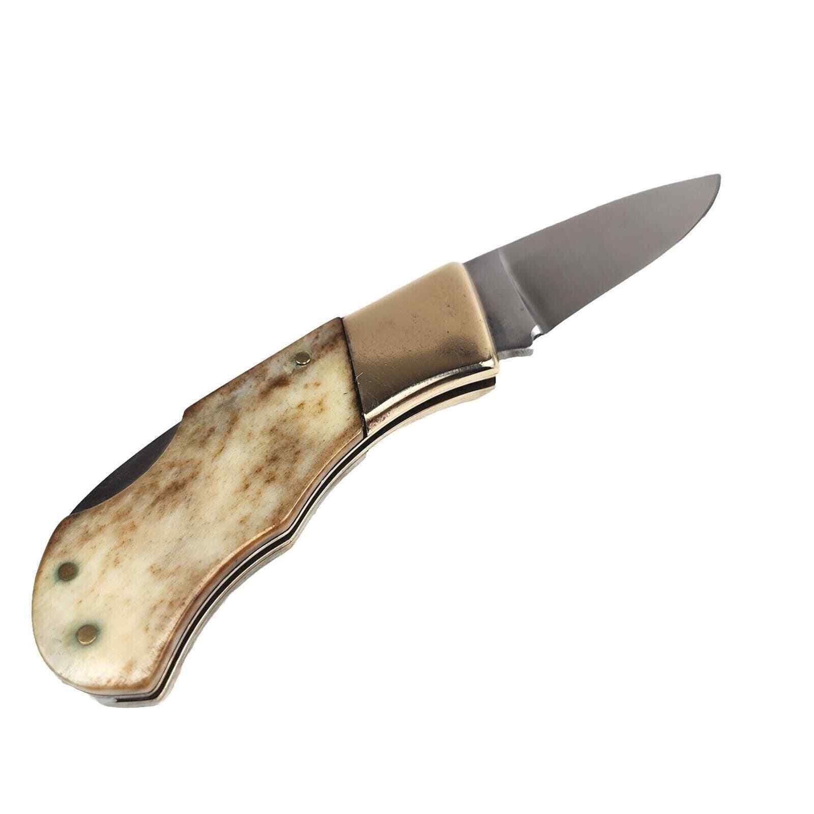 Vintage Parker Cut Co. Sidewinder Pocket Knife Made in Japan, Smooth Bone