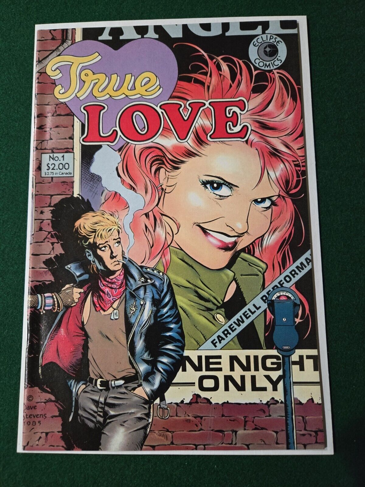 TRUE LOVE #1 HIGHER GRADE DAVE STEVENS COVER ECLIPSE COMICS