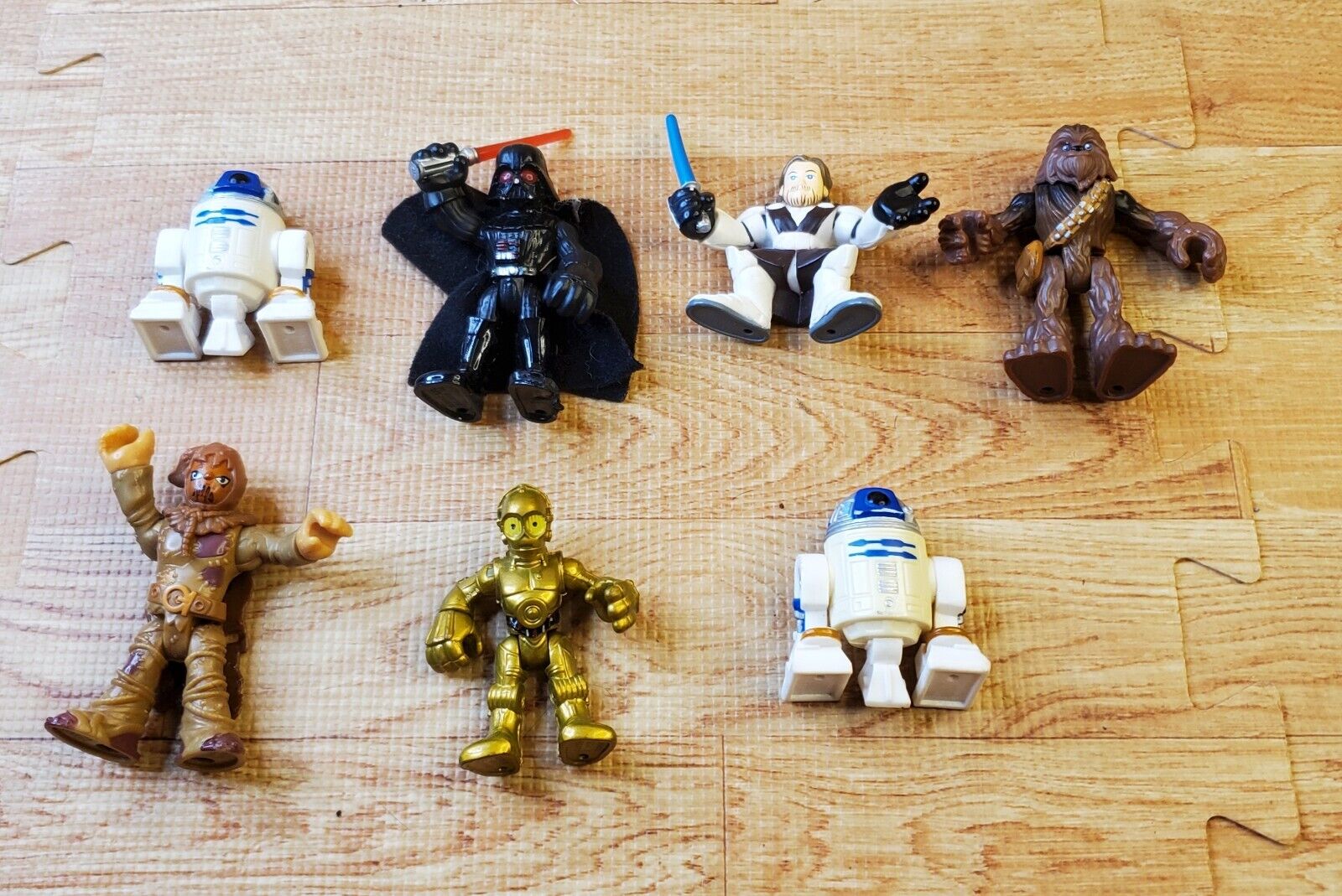Star Wars Mini Figures Hasbro Mix Lot of 7