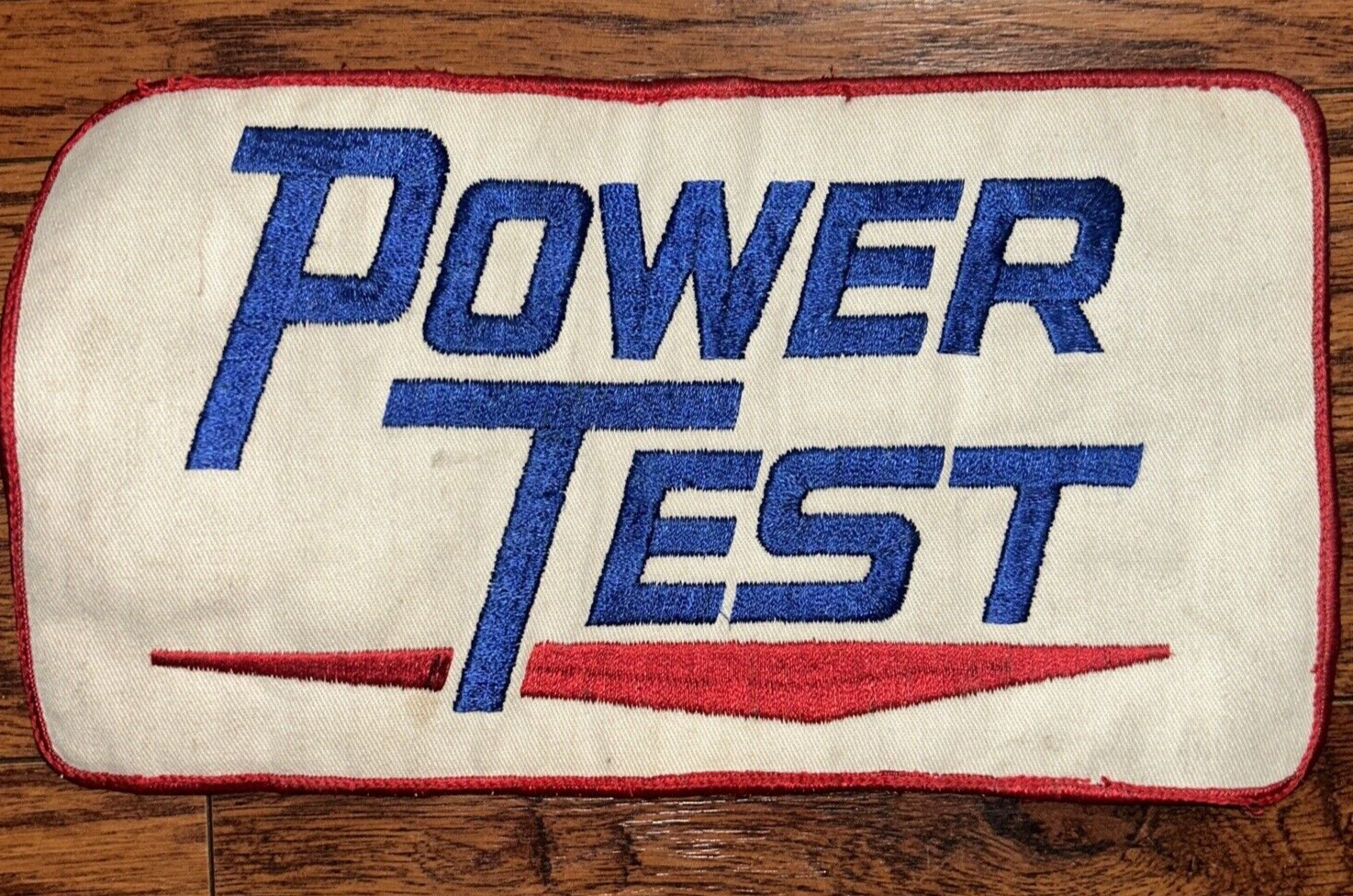 Power Test - Mechanics Garage Patch / Vintage 1970/80’s  10.5 x6 - worn and used