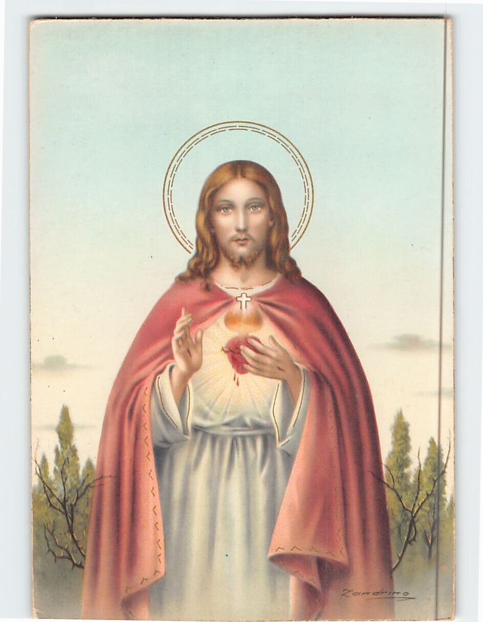 Postcard Greeting Card with Jesus Art Print