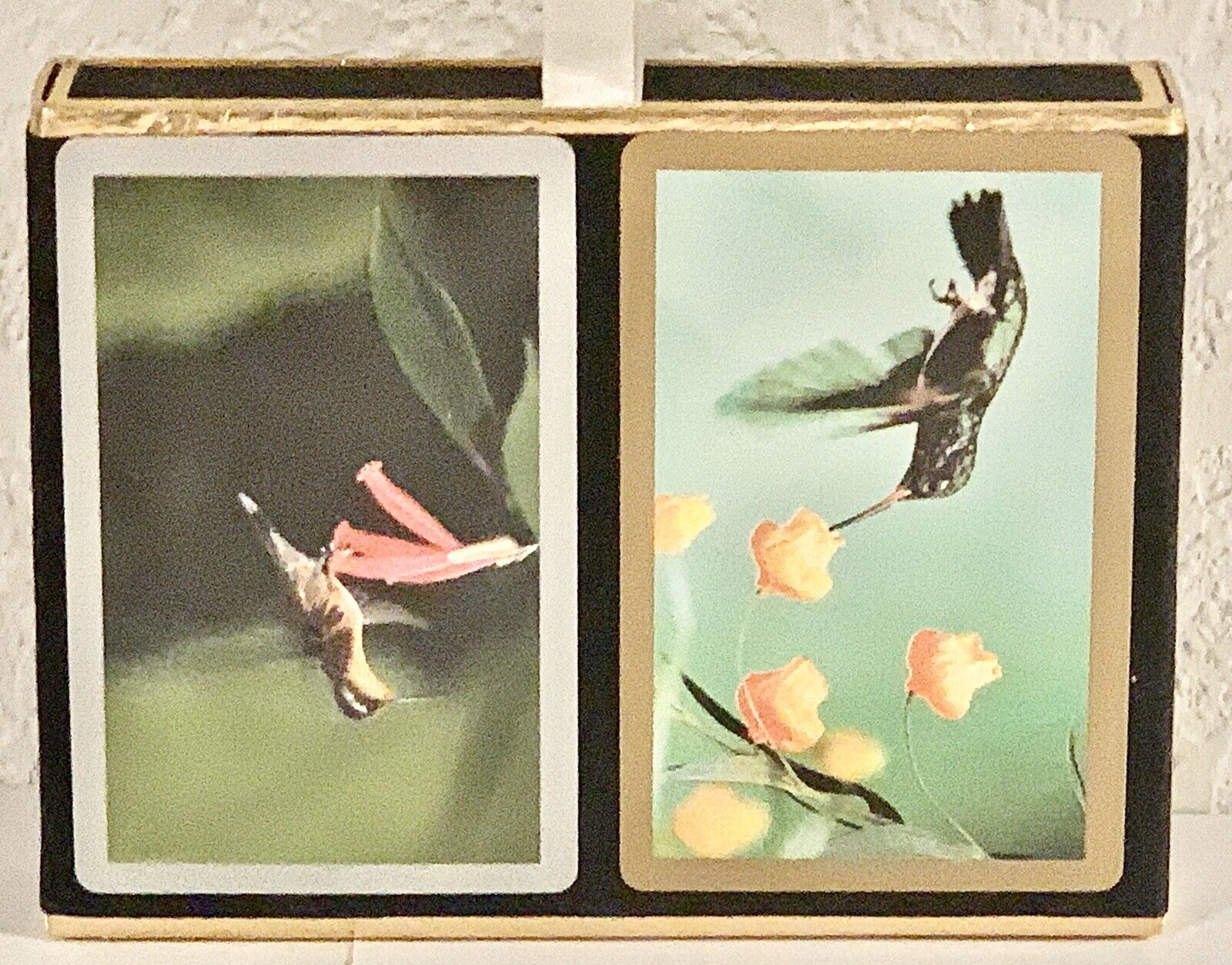 Vintage Congress Hummingbird Playing Cards Printed in Spain 2 Decks Jumbo Index