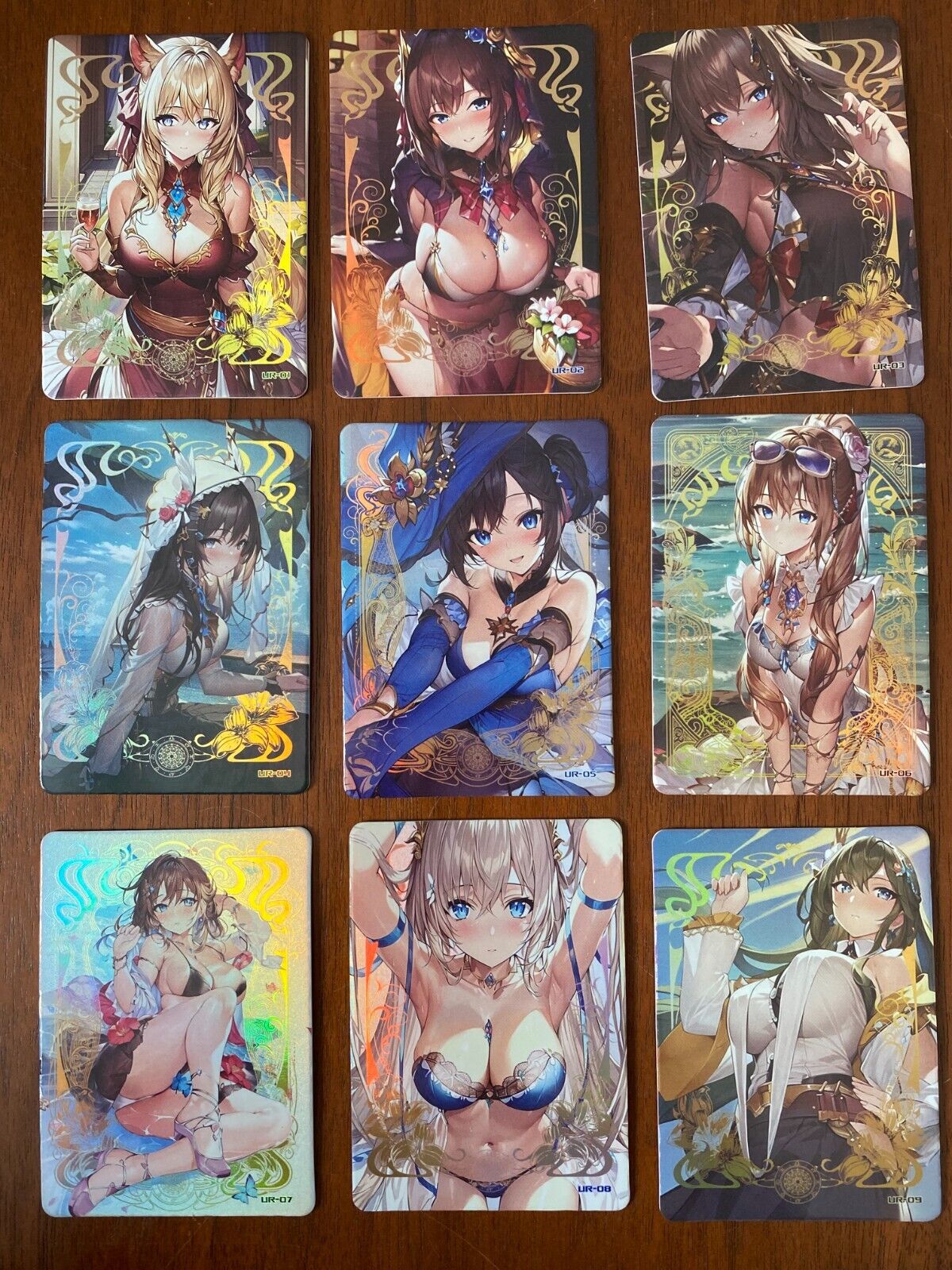 Goddess Story Doujin Anime Waifu Girls From All Lifes UR 19 Cards Complete Set