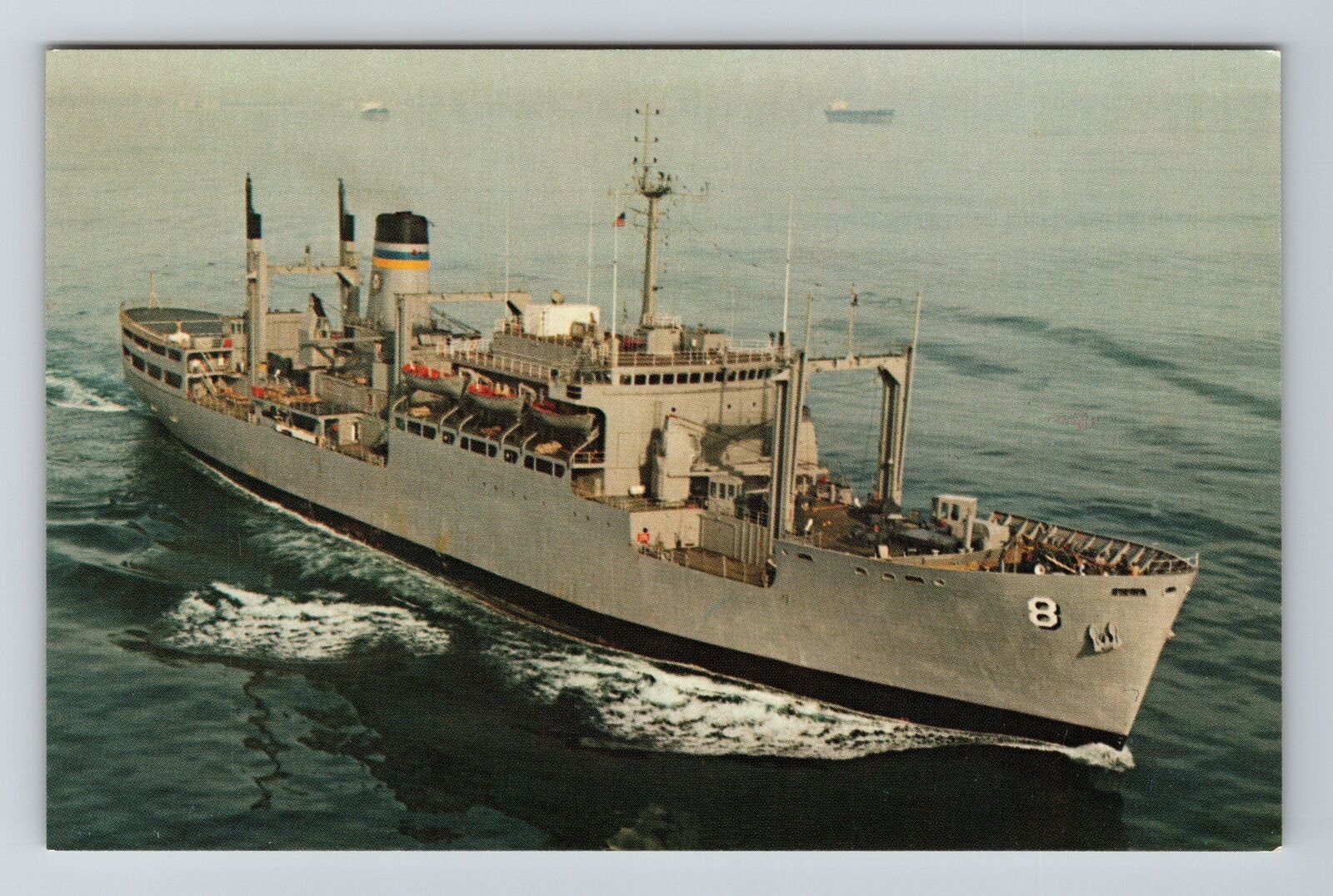 USNS Sirius, Ships, Transportation, Vintage Postcard