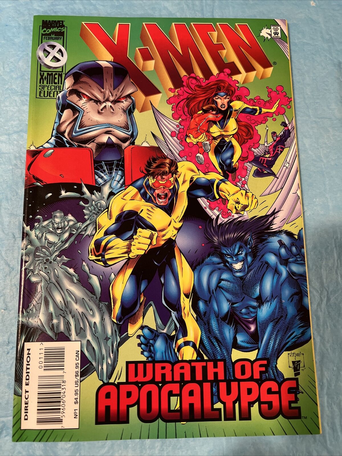 X-Men: Wrath Of  Apocalypse #1 Marvel Comics 1995 HTF Item NM