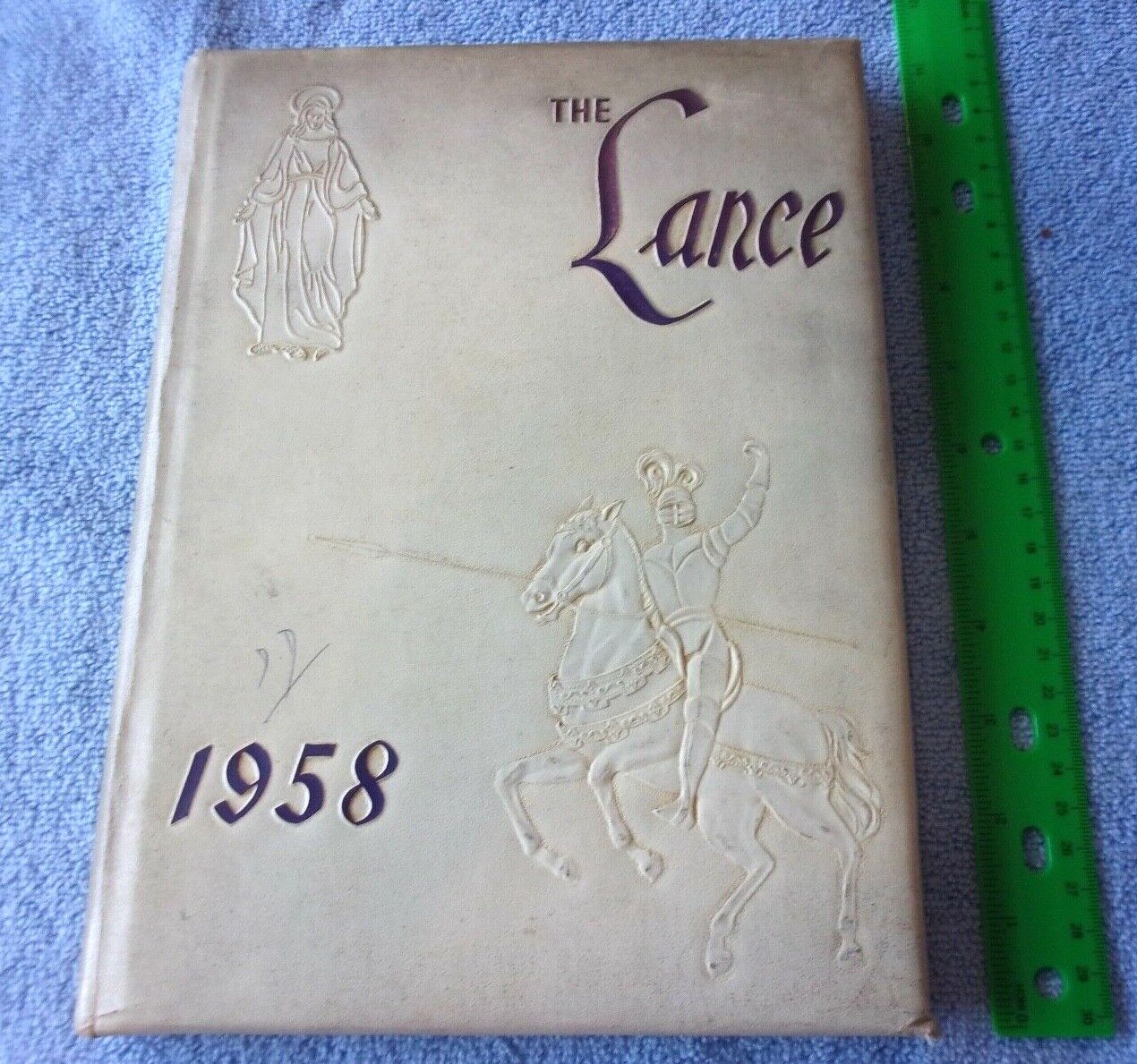 1958 The Lance Lourdes St Augustine Diocesan High School Yearbook Brooklyn NY
