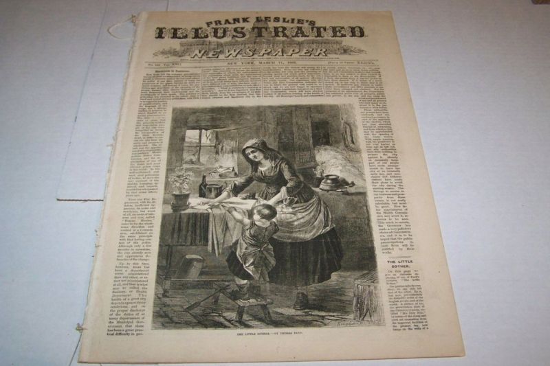MARCH 17 1866 FRANK LESLIES ILLUSTRATED -