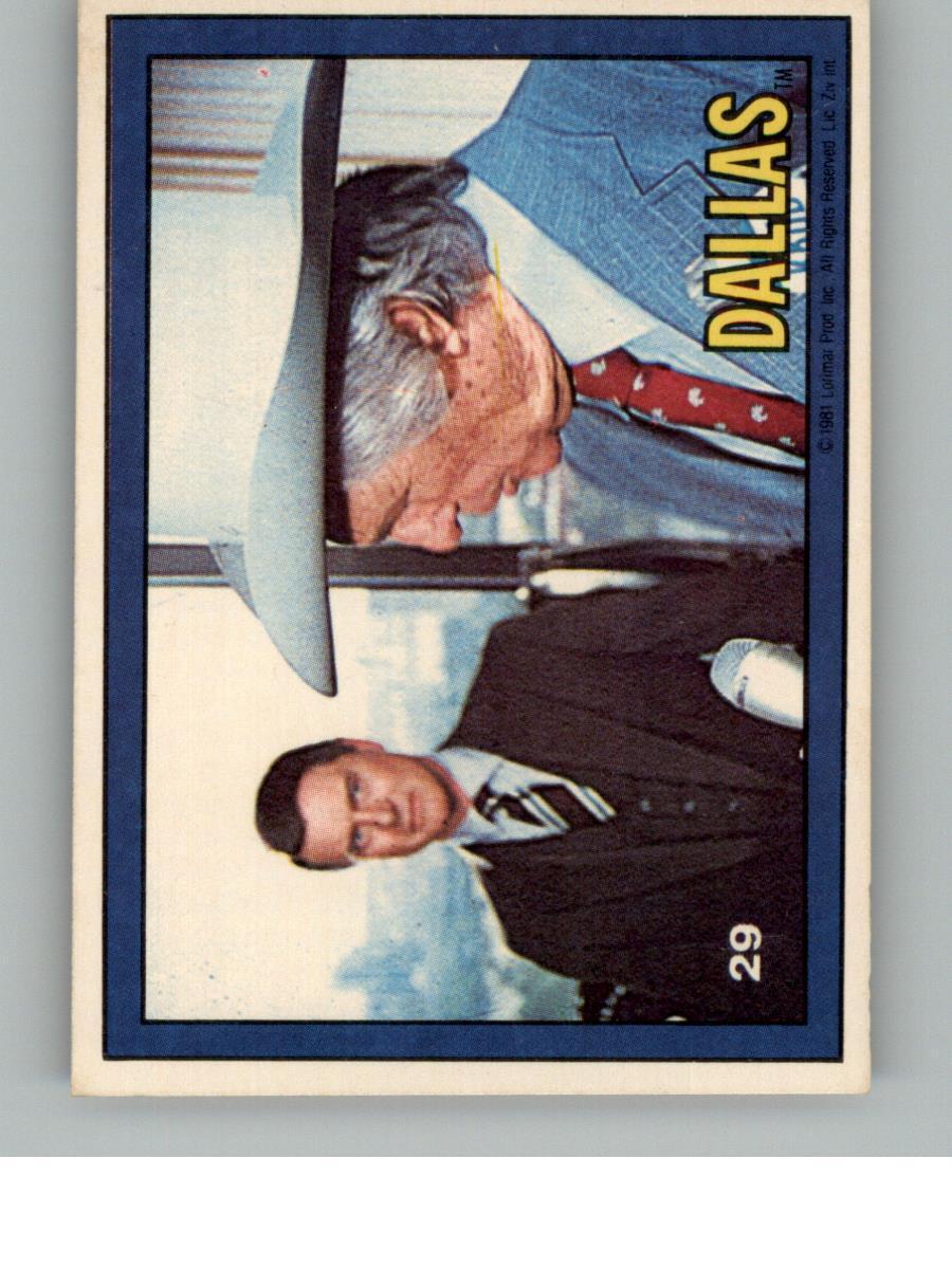 1981 Donruss Dallas TV Show Cards #29 J.R. & Jock