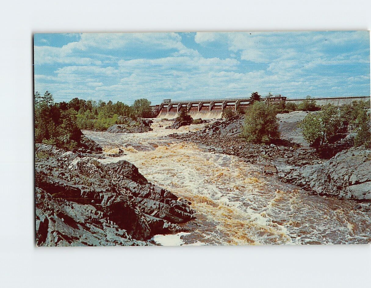 Postcard Thompson Dam Carlton Minnesota USA