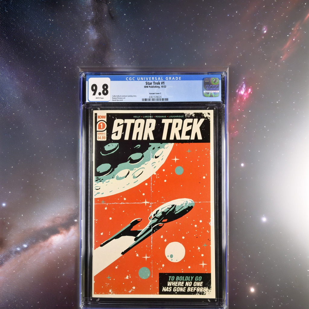 Star Trek #1 - CGC 9.8 - David Aja Variant Cover C