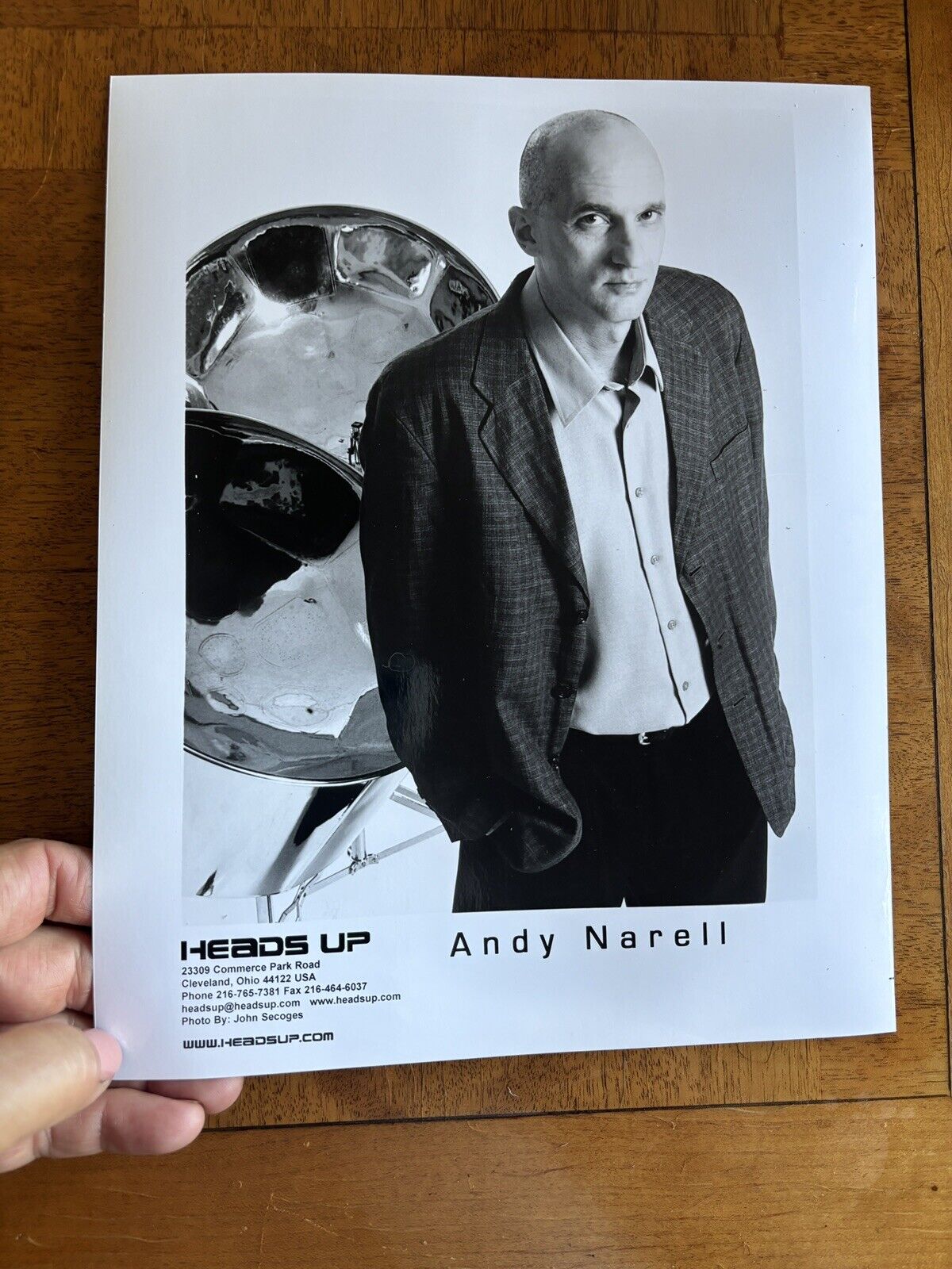Musician Andy Narell Vintage Very Rare  8x10 Press Photo