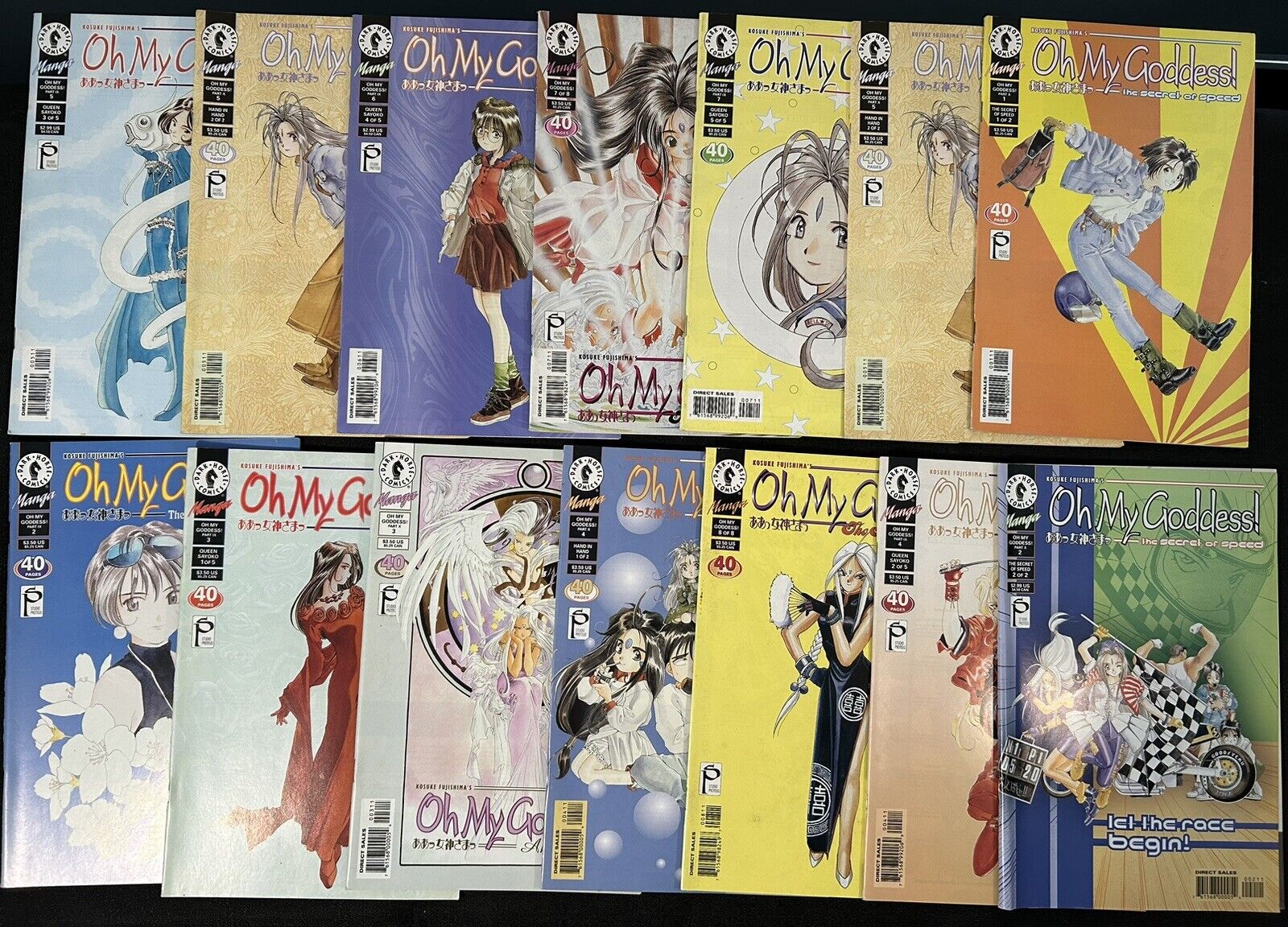 Set Of 14 Oh My Goddess  Manga Used