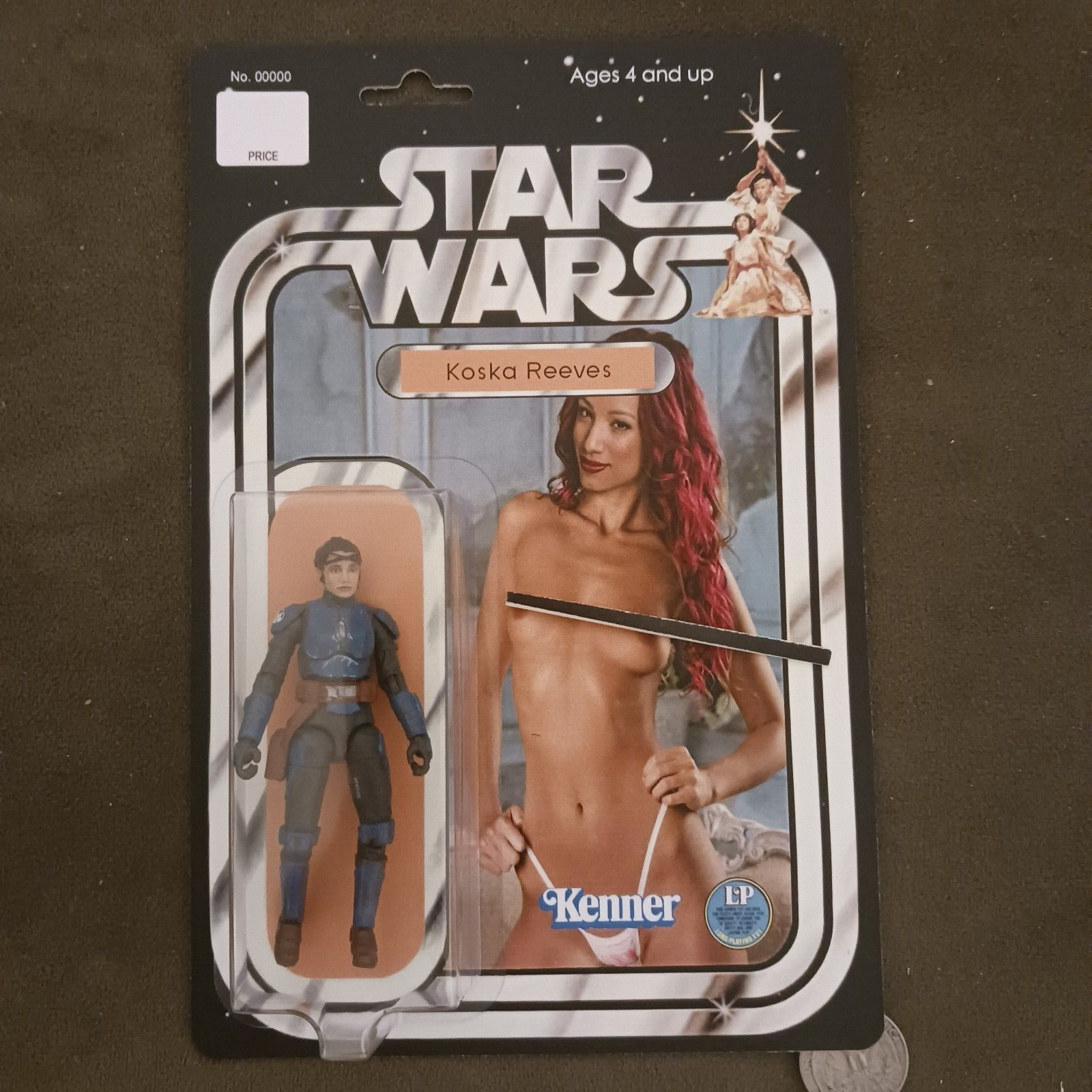 Custom Made Lot Star Wars Sexy Koska Reeves w/Cardback