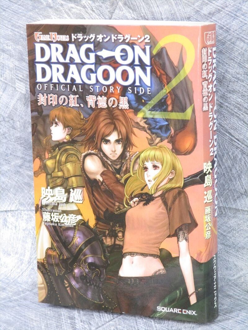 DRAG ON DRAGOON 2 Novel Story Book JUN EISHIMA PS2 2005 Japan SE64 SeeCondition