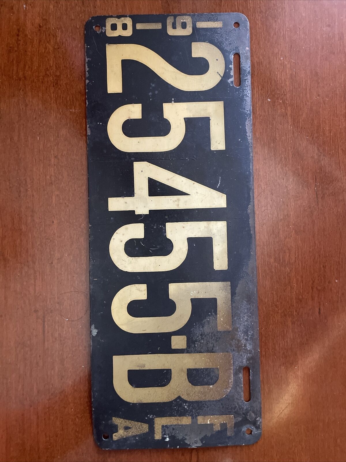 Vintage license plate Florida 1918