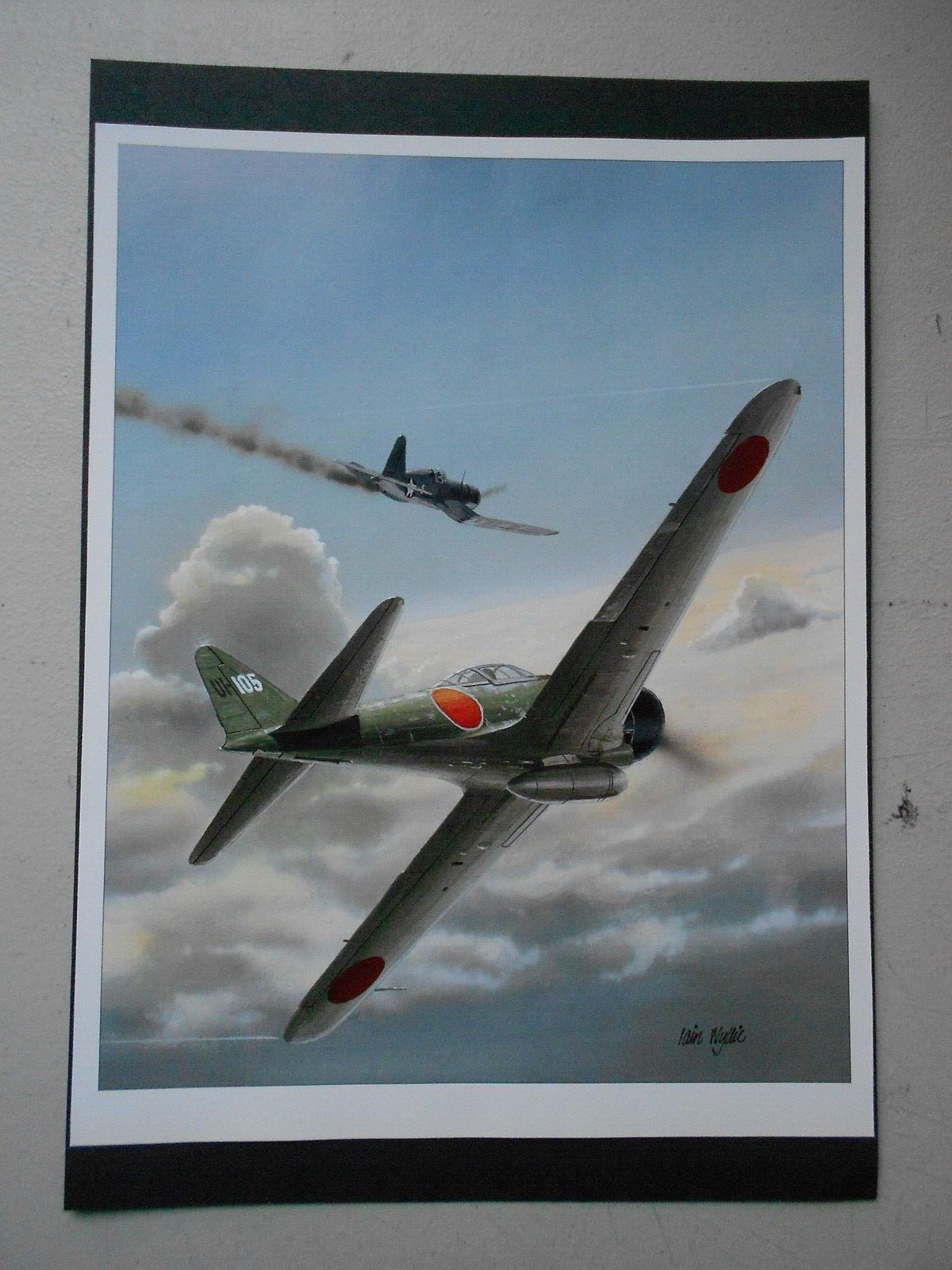 AIRFORCE  PRINT- A6M3A MODEL 22 'ZERO': CPO HITOYOSHI NISHIZAWA: FIRST OF MANY