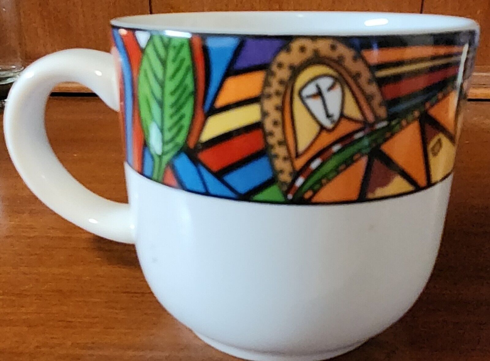 1991 Vitromaster Metropolitan Art Rimmed Tea/Coffee Cup/Mug Lmt. Edition
