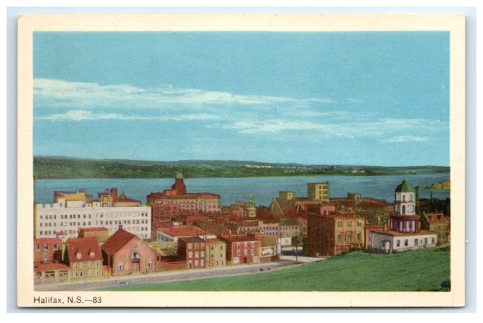 Postcard Halifax, Nova Scotia, Canada - #83 buildings scenic view C7 B