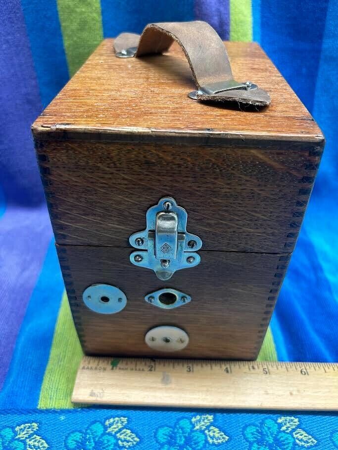 Peter Pan Camera Phonograph Wood Case