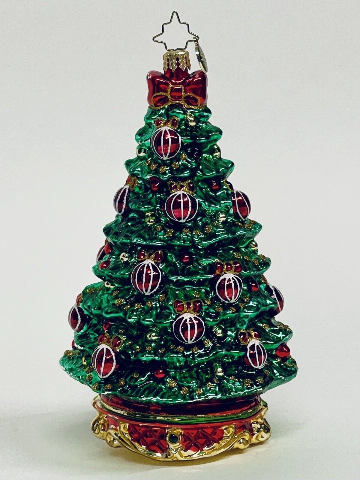 Marvelous Large Vintage Christopher Radko Christmas Tree For Christmas Ornaments