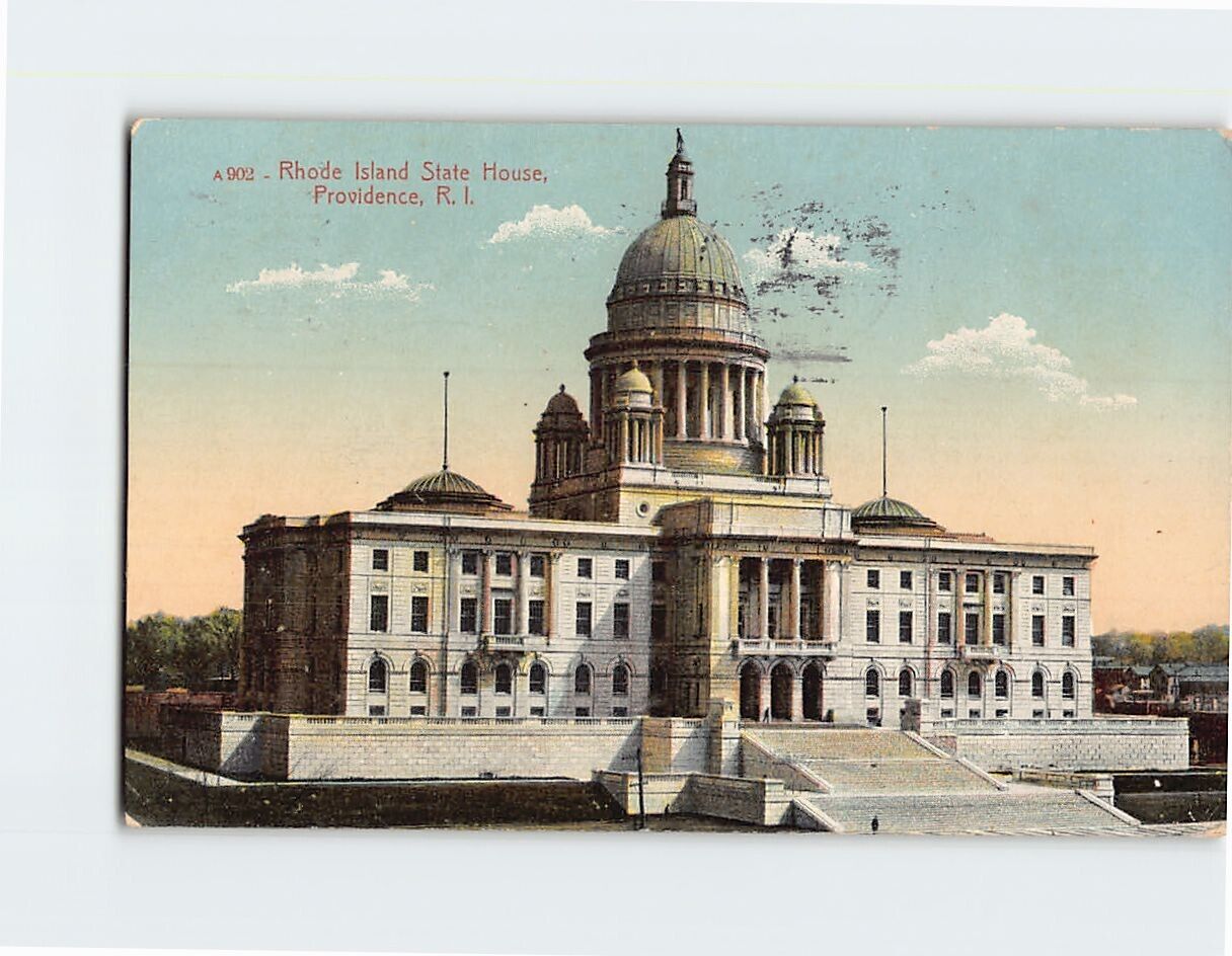 Postcard Rhode Island State House Providence Rhode Island USA