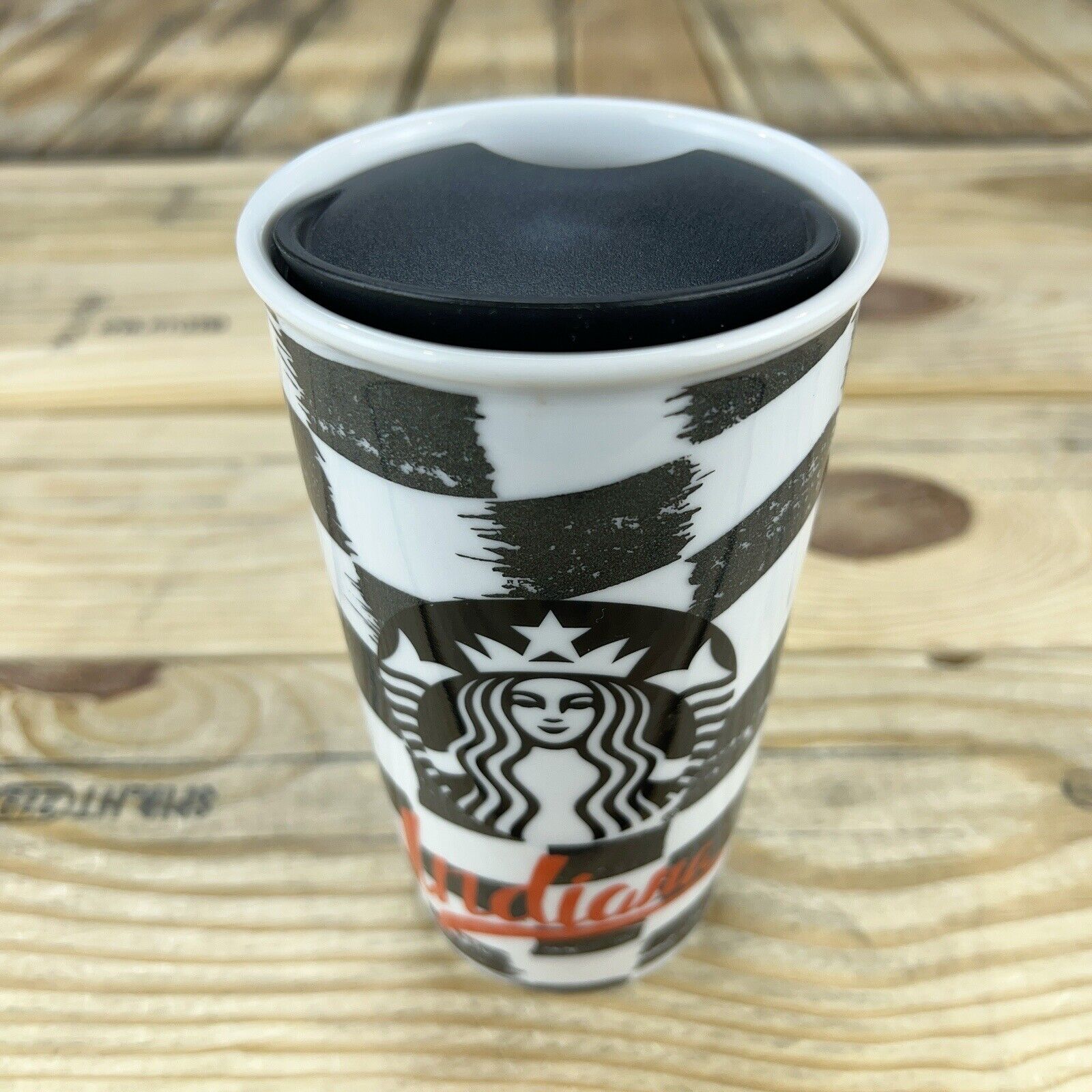 Starbucks 2016 12oz City Collection Indiana Ceramic Double Wall Tumbler