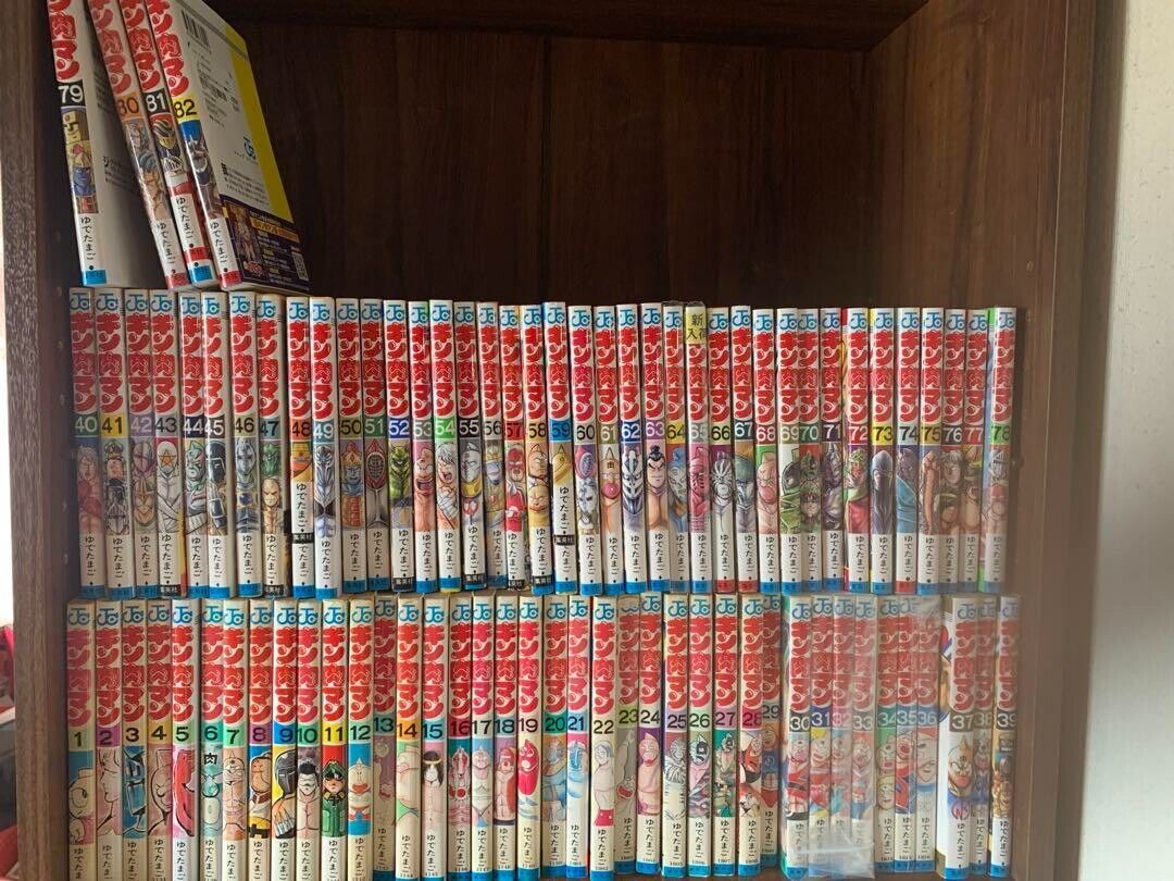 Language Japanese  Kinnikuman Vol. 1-82 Manga Book Set By YUDETAMAGO anime