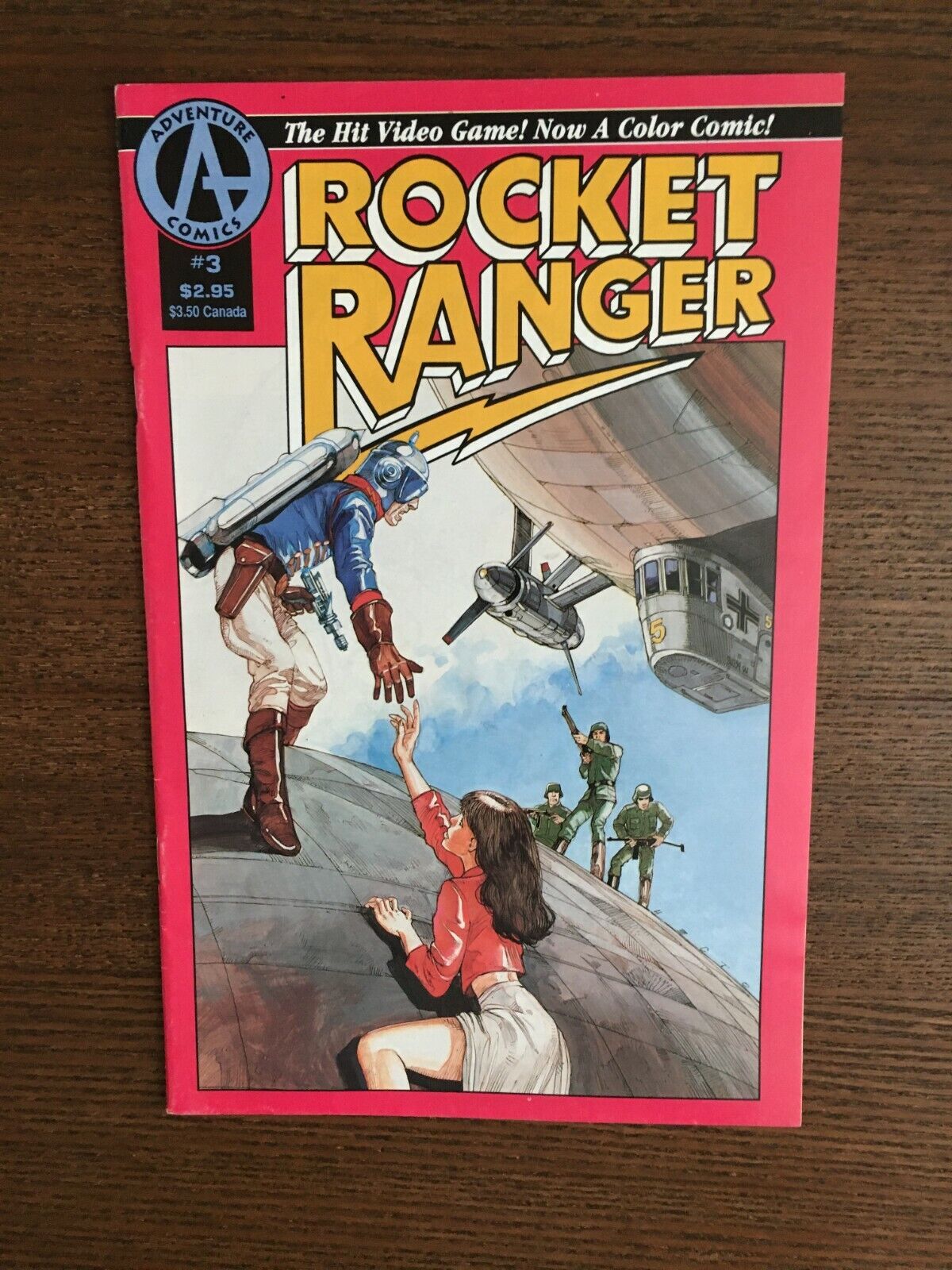 Rocket Ranger #3 1991 1992 Adventure Comic Book Spawn Predating #1 Malibu Sun 13