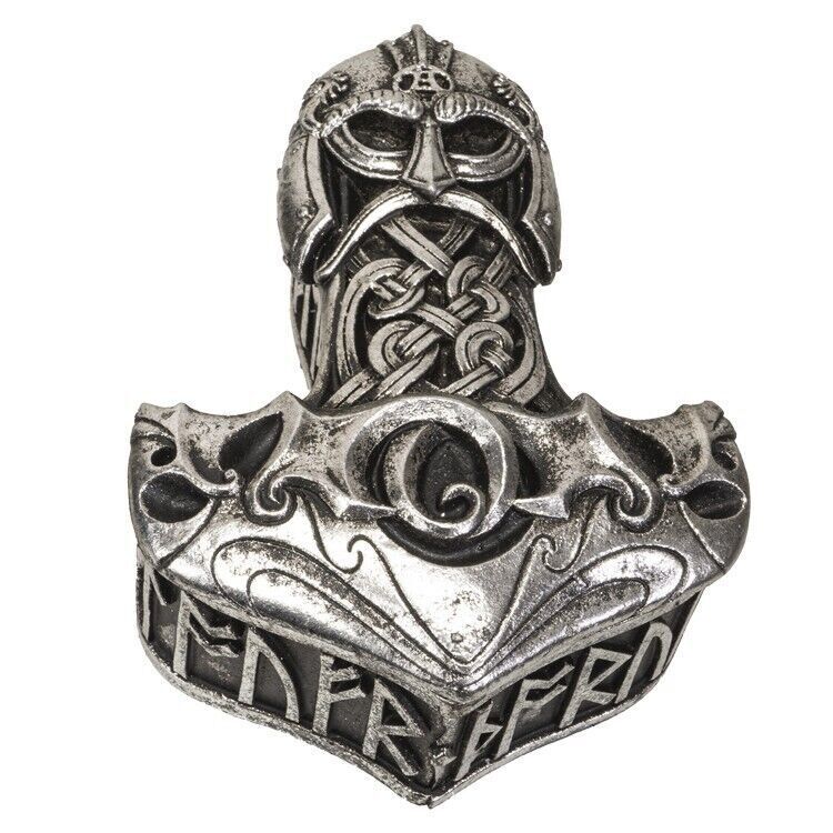 PT Pacific Trading Alchemy Gothic Thor\'s Hammer Trinket Box with Lid