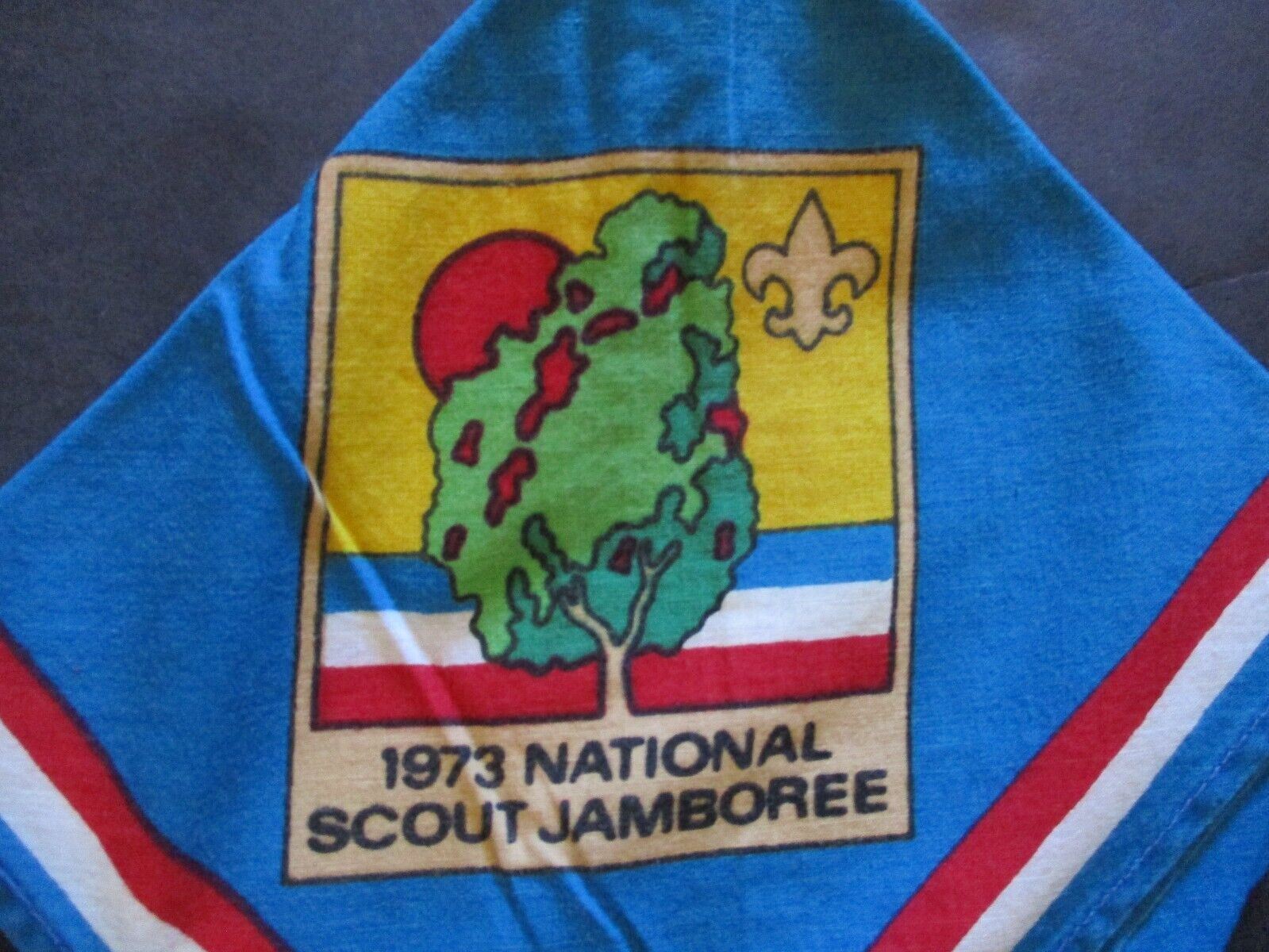 BSA 1973 National Scout Jamboree boy scout neckerchief