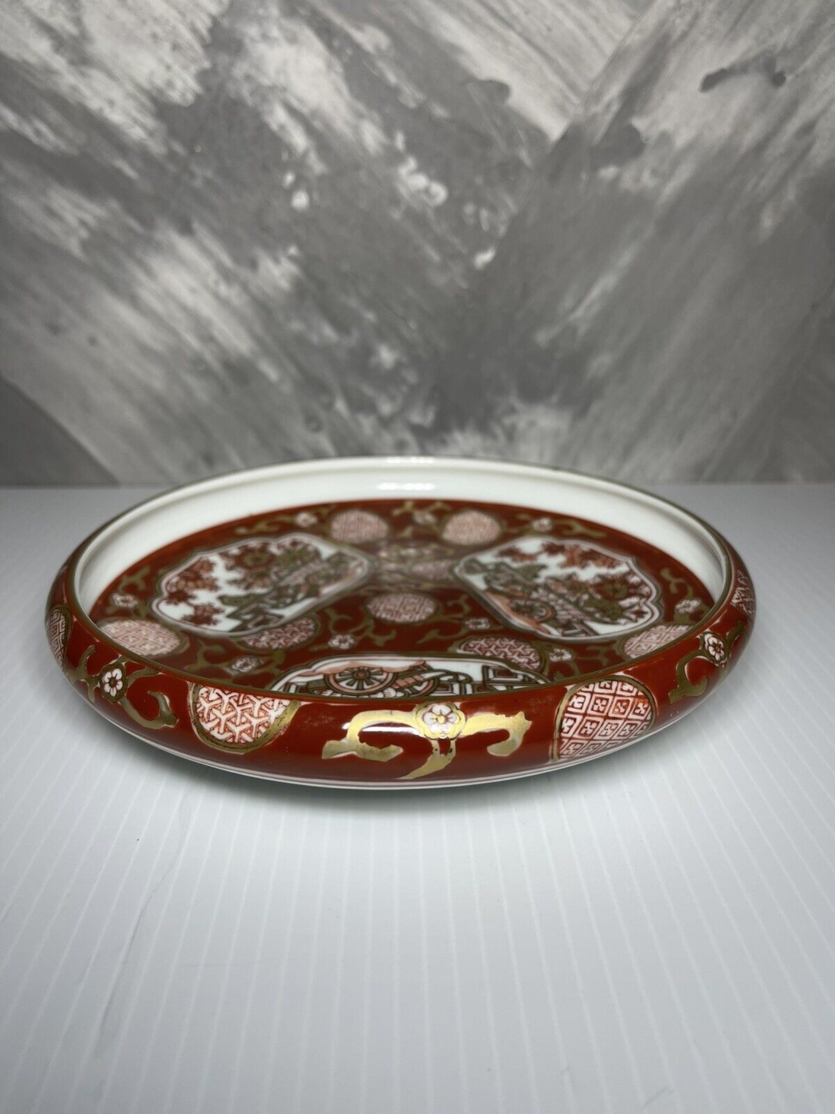 Vintage  GoldI Imari Hand Painted Bowl