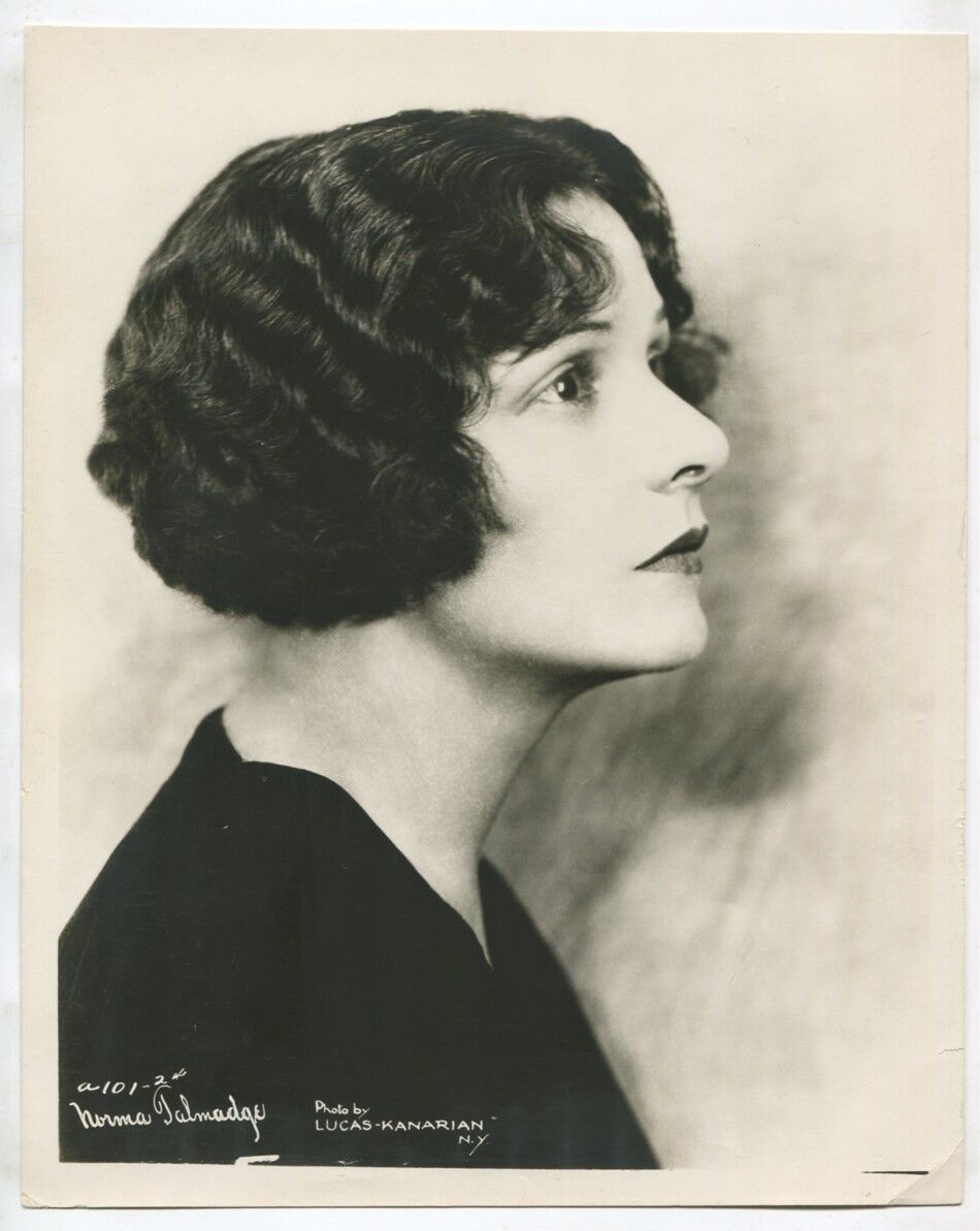 Norma Talmadge Portrait by Lucas Kanarian 1924 Original Photo J5213