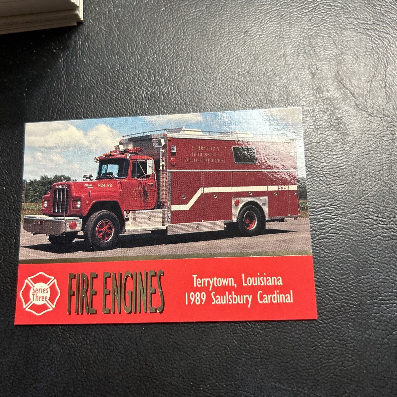 Jb29 Fire Engines Series 3 Three 1994 Bon Air #225 Saulsbury Cardinal 1989