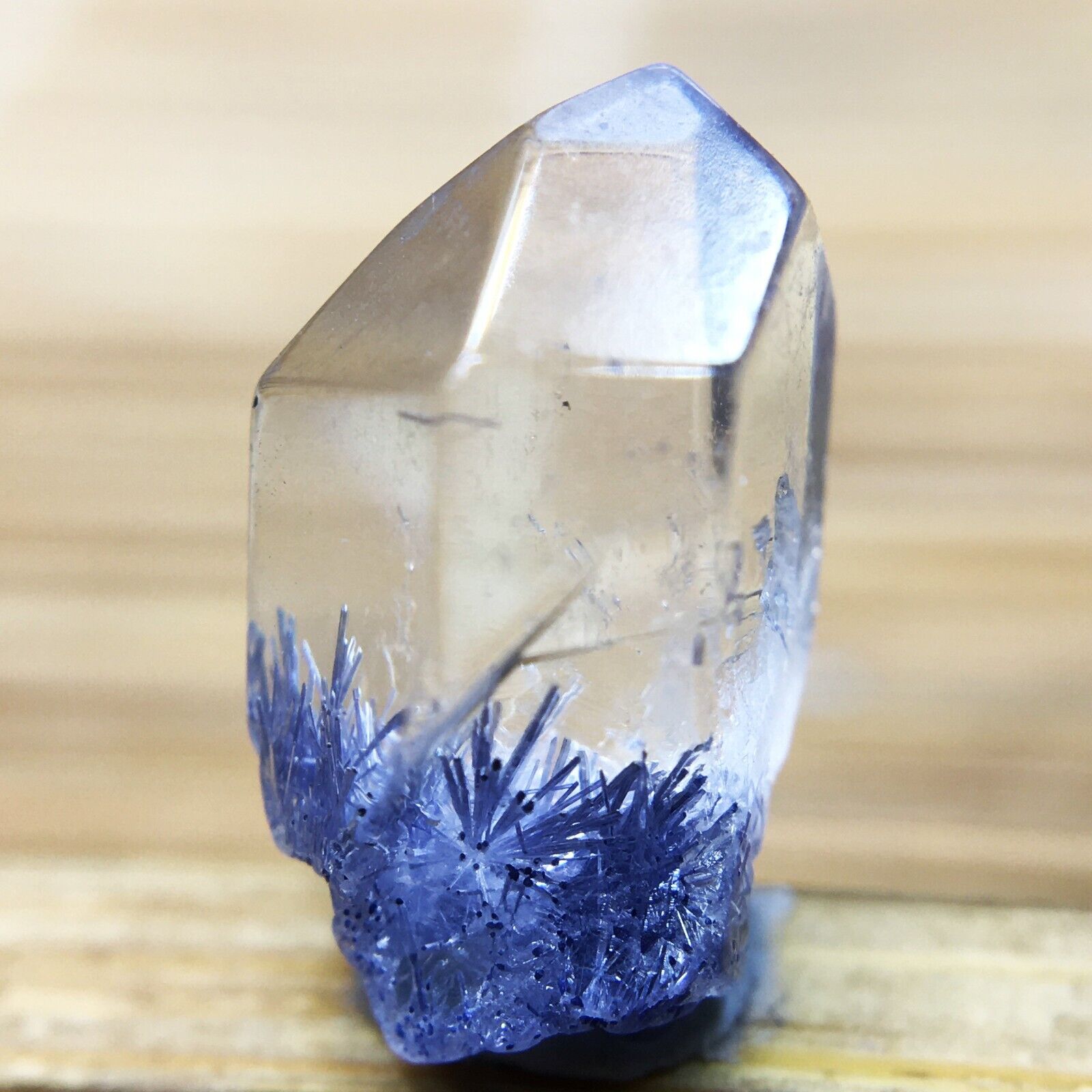 3Ct Very Rare NATURAL Beautiful Blue Dumortierite Quartz Crystal Specimen
