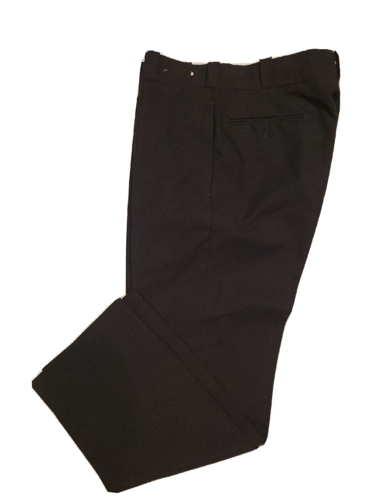 Vintage 1980 US Firemans Firefighter Black Wool Dress Uniform Slacks Pants 34x30