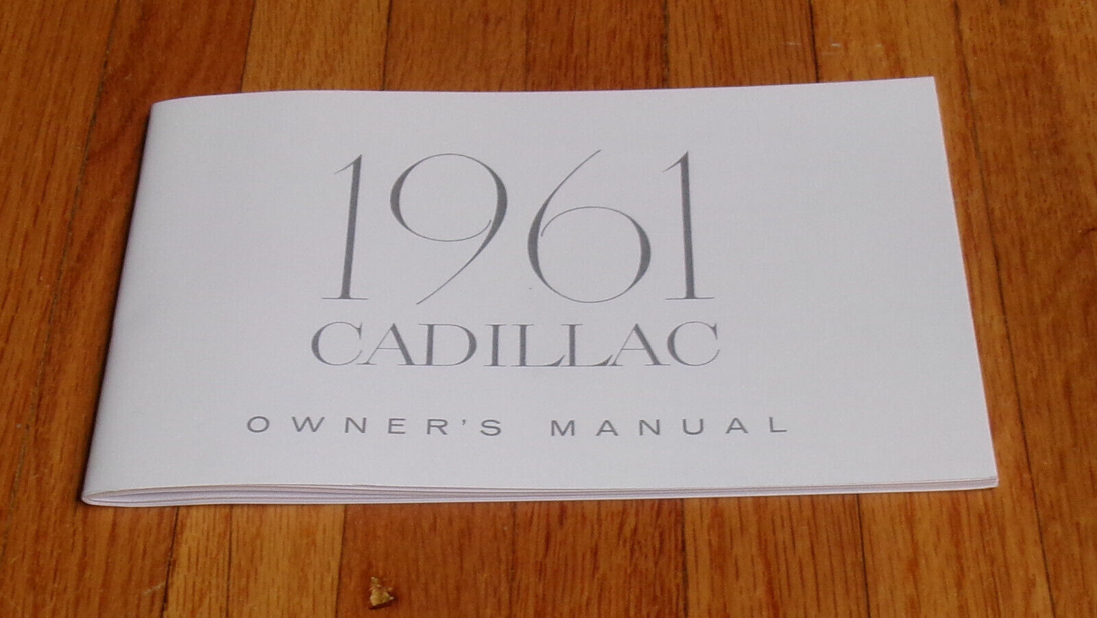 1961 Cadillac Owners Operators Manual Fleetwood Eldorado Deville Sixty Two 75