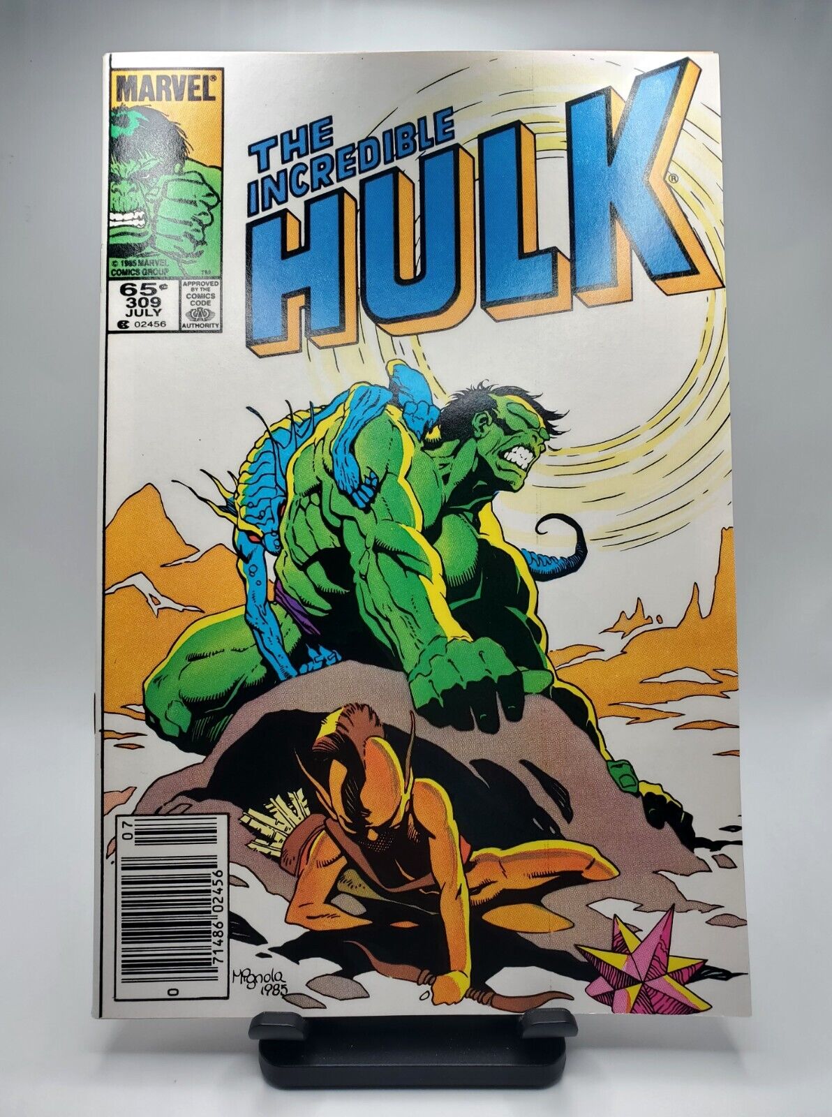 Incredible Hulk #309 Marvel 1985 Mike Mignola High Grade Mark Jewelers Variant