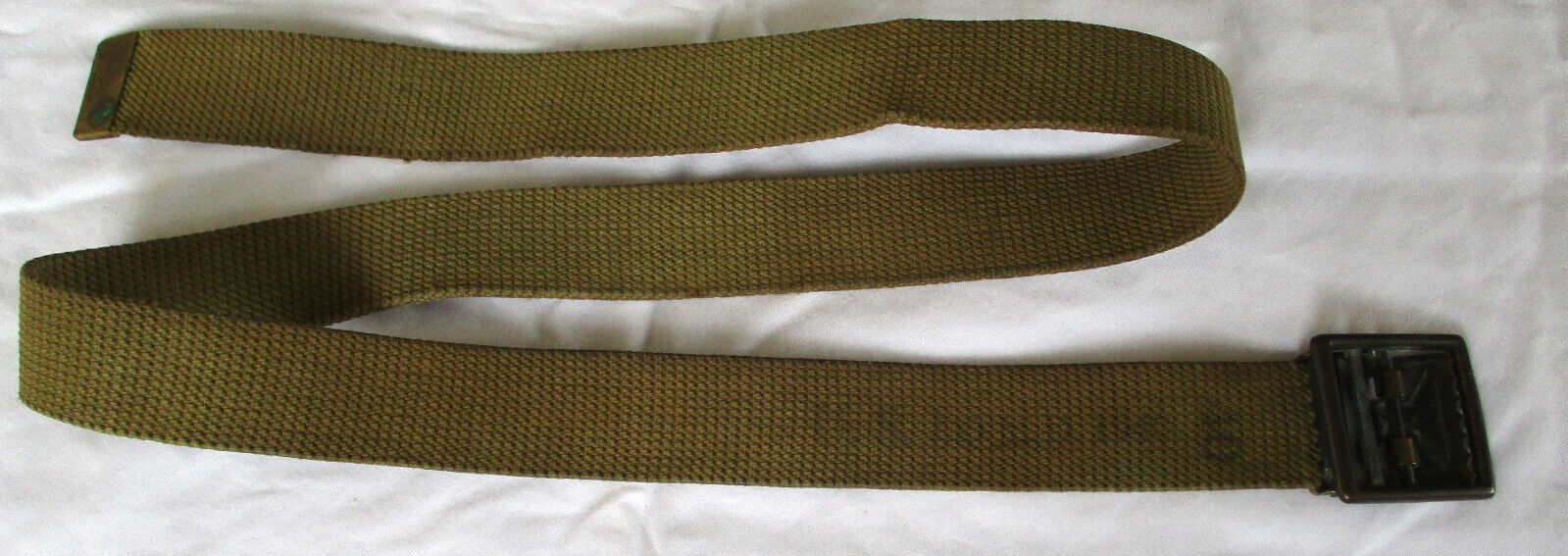 WWII US Army enlisted men's web Trouser Belt