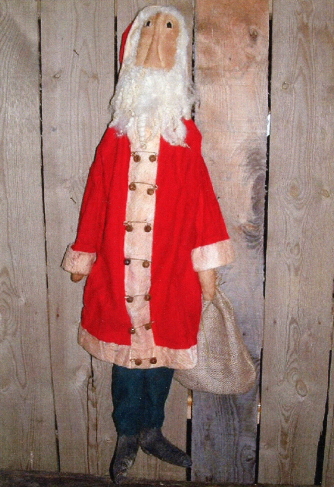 Rusty Bells 35 Inch Santa Doll Sewing Pattern Lucys Lazy Dayz Primitives 504P