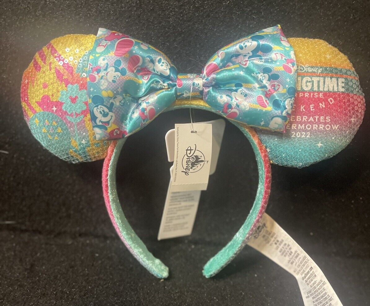 Disney Springtime Run 2022 Ears Minnie Headband New In Hand