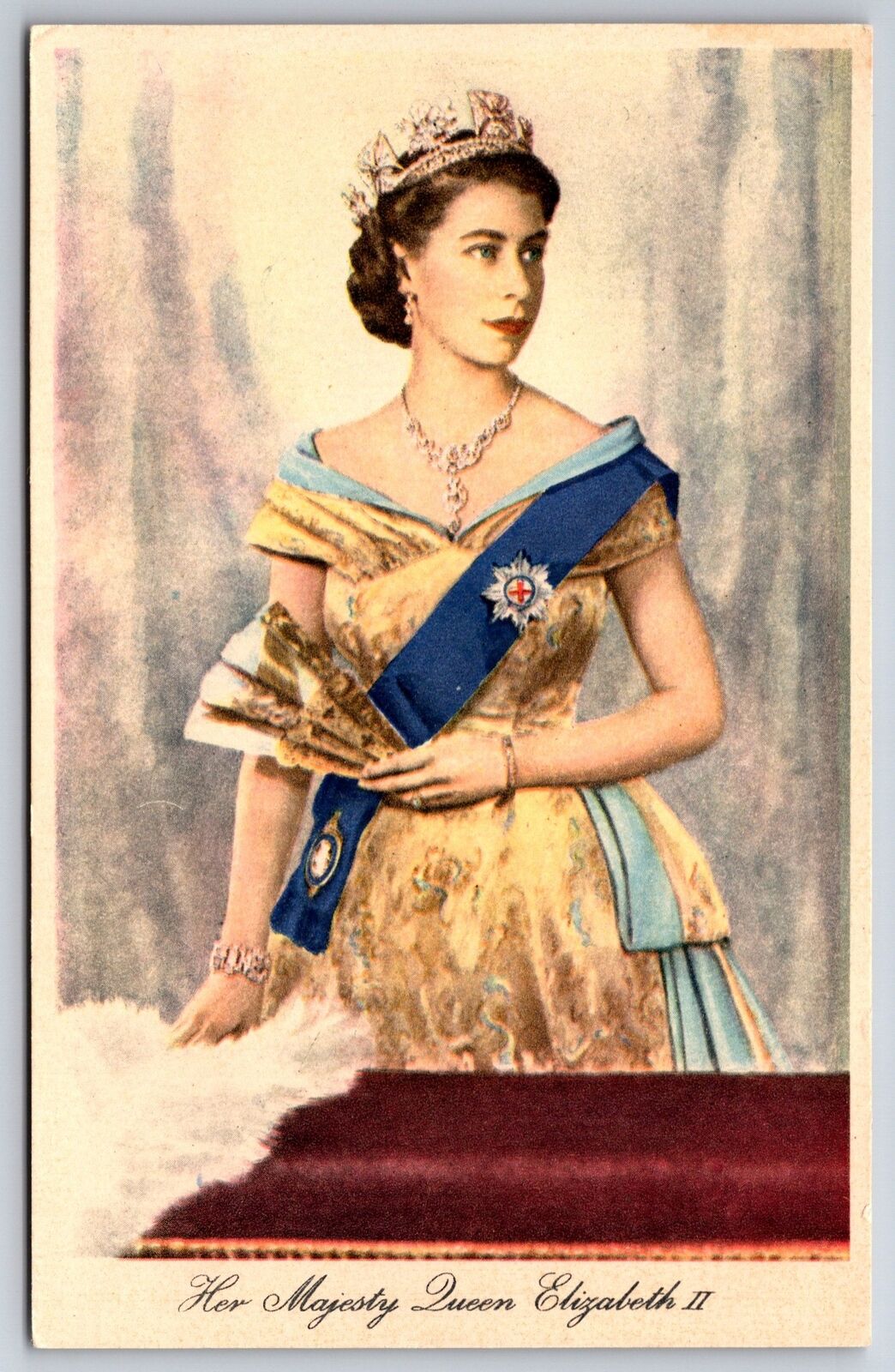 Royalty~Her Majesty Queen Elizabeth II~1953 TUCK Postcard