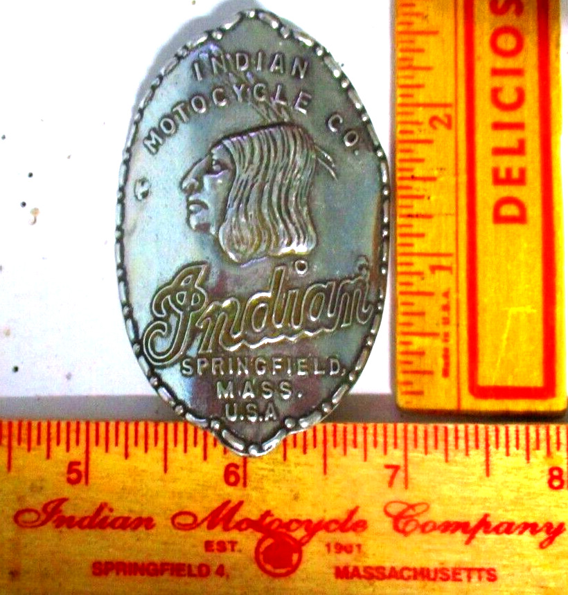 Indian Motocycle neck badge vintage collectible bicycle emblem biker memorabilia