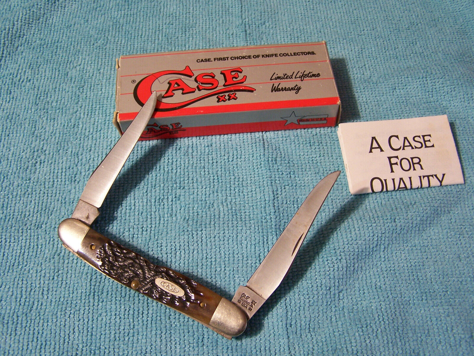 1991 Vintage Case XX Muskrat SS 2 Blades Box