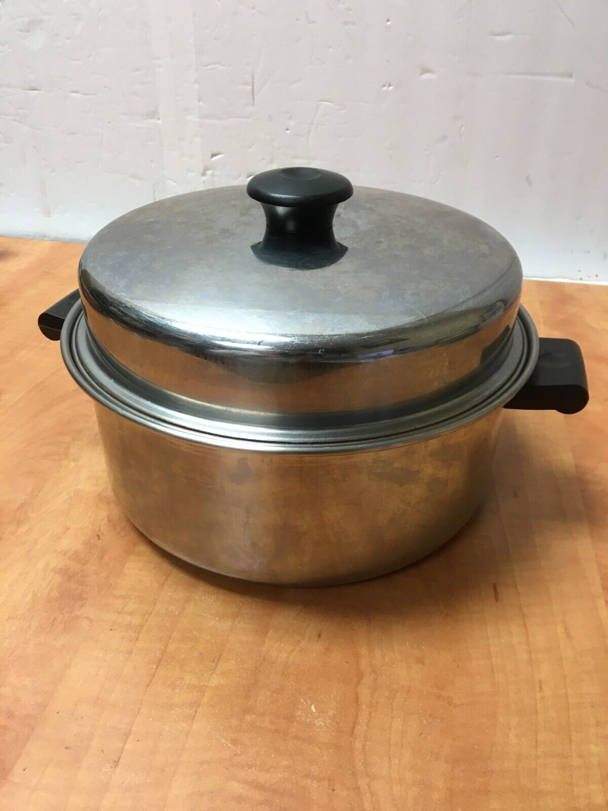 Vintage CHEF’S WARE BY TOWNECRAFT  18-8 Stock Pot 6  quart w/lid  CW-864