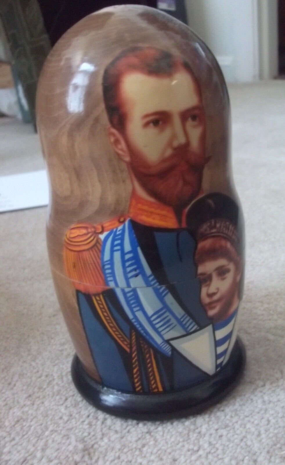 Russian Imperial Family Nesting dolls  NIcholas II and family