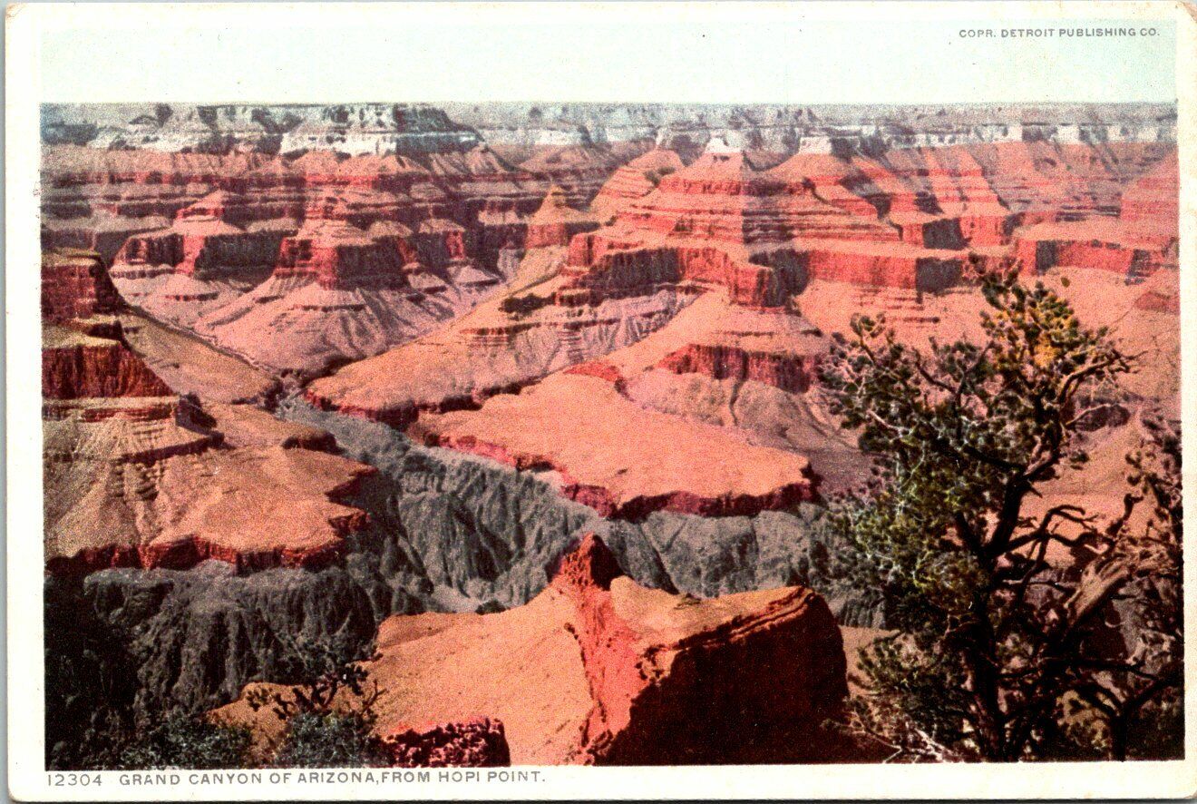 Vintage PPC - Grand Canyon of Arizona, From Hopi Point - F15250