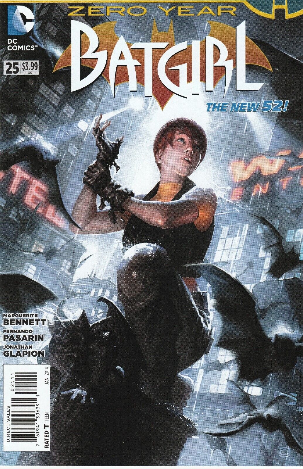 BATGIRL #25 (2011) ALEX GARNER 1ST PRINT COVER ~ UNREAD NM