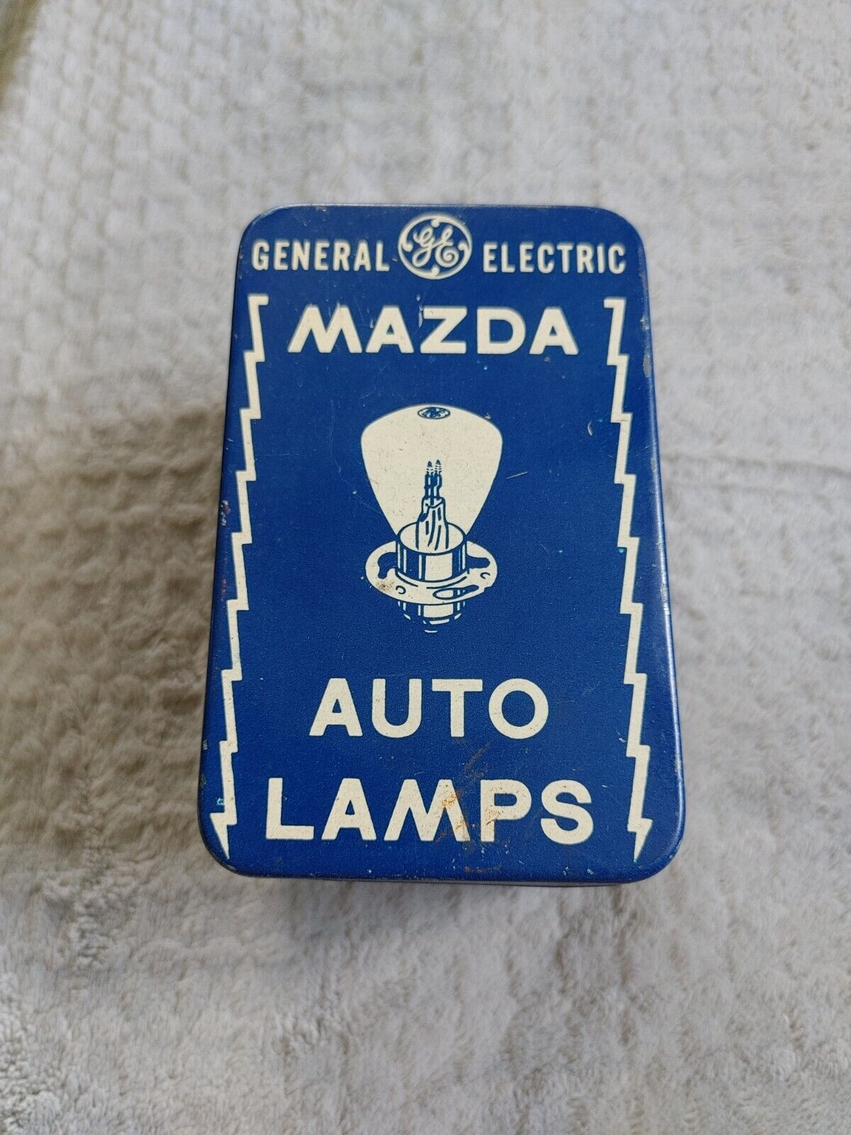 Very Clean Vintage Mazda Auto Lamps Tin Can