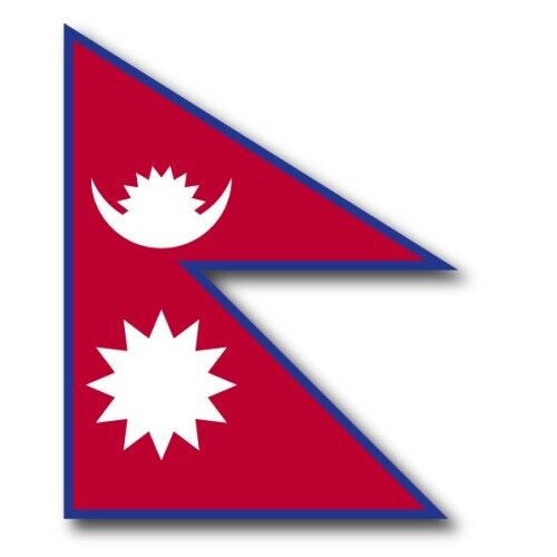 Nepal Nepalese Flag Magnet 4x6 inch International Flag Decal for Car/Fridge