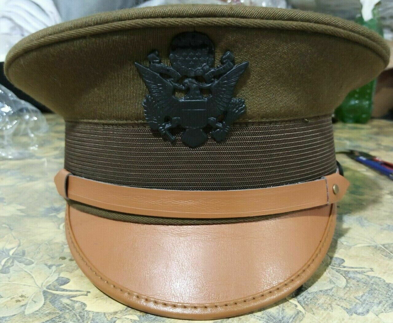 WW1 USA army 1912 officer hat Cap